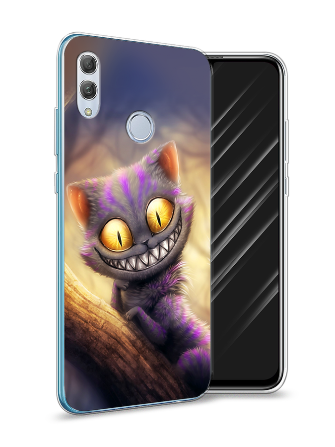 

Чехол Awog на Huawei P Smart 2019 "Cheshire Cat", Фиолетовый;желтый, 67250-1