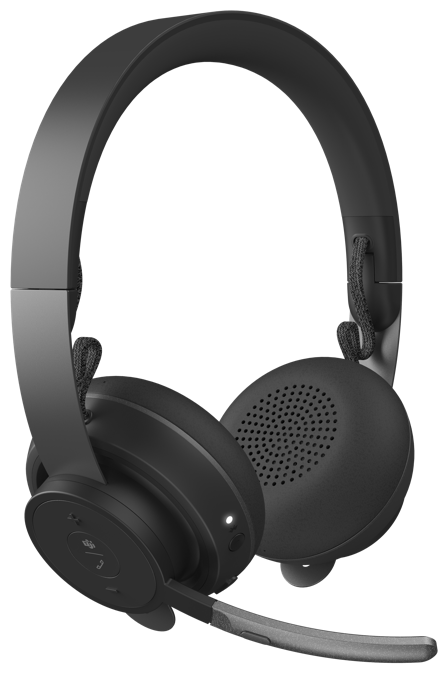 фото Гарнитура logitech headset wireless zone teams graphite