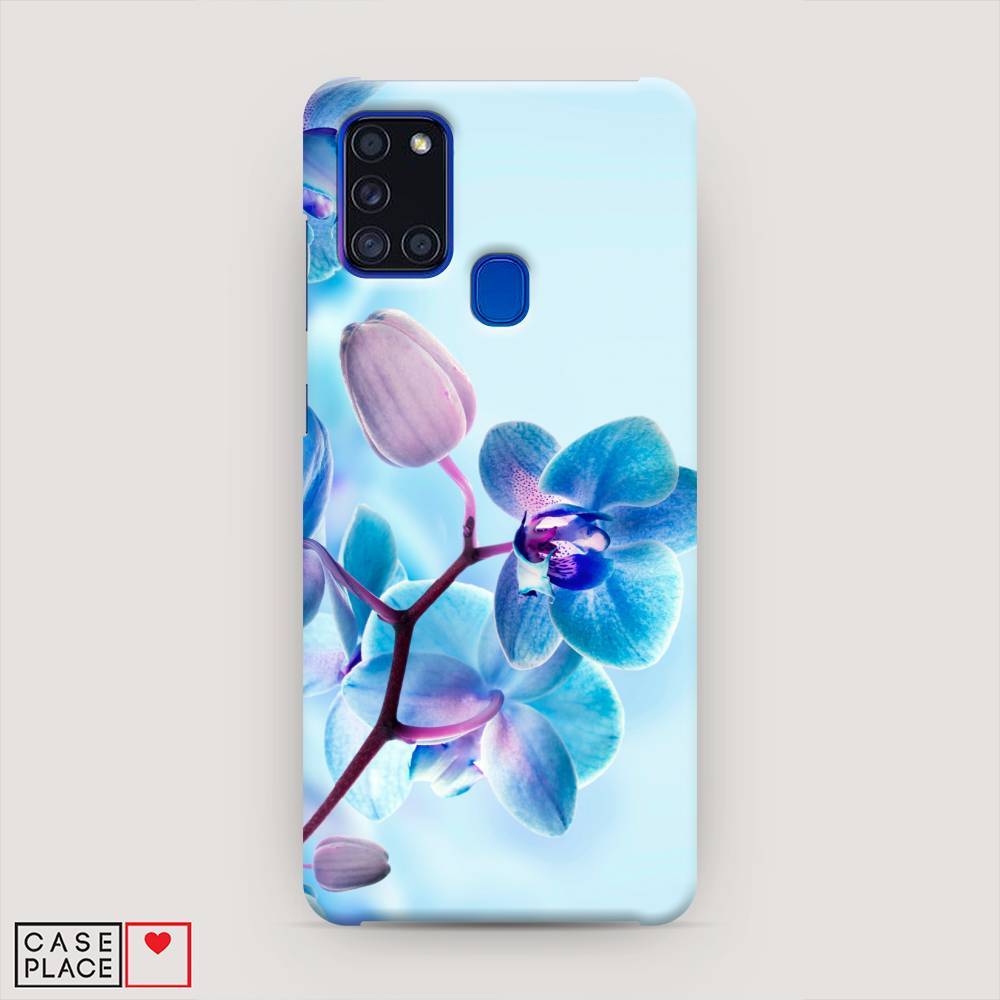 

Пластиковый чехол "Голубая орхидея" на Samsung Galaxy A21s, 2100220-6