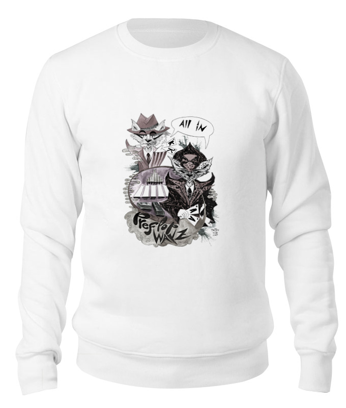 

Свитшот унисекс Printio Префлоп войны белый XS, Префлоп войны