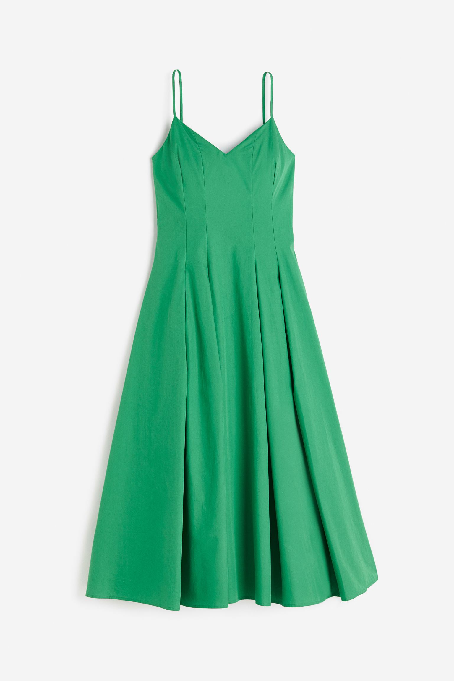 Платье женское H&M 1159122003 зеленое 44 EU (доставка из-за рубежа)