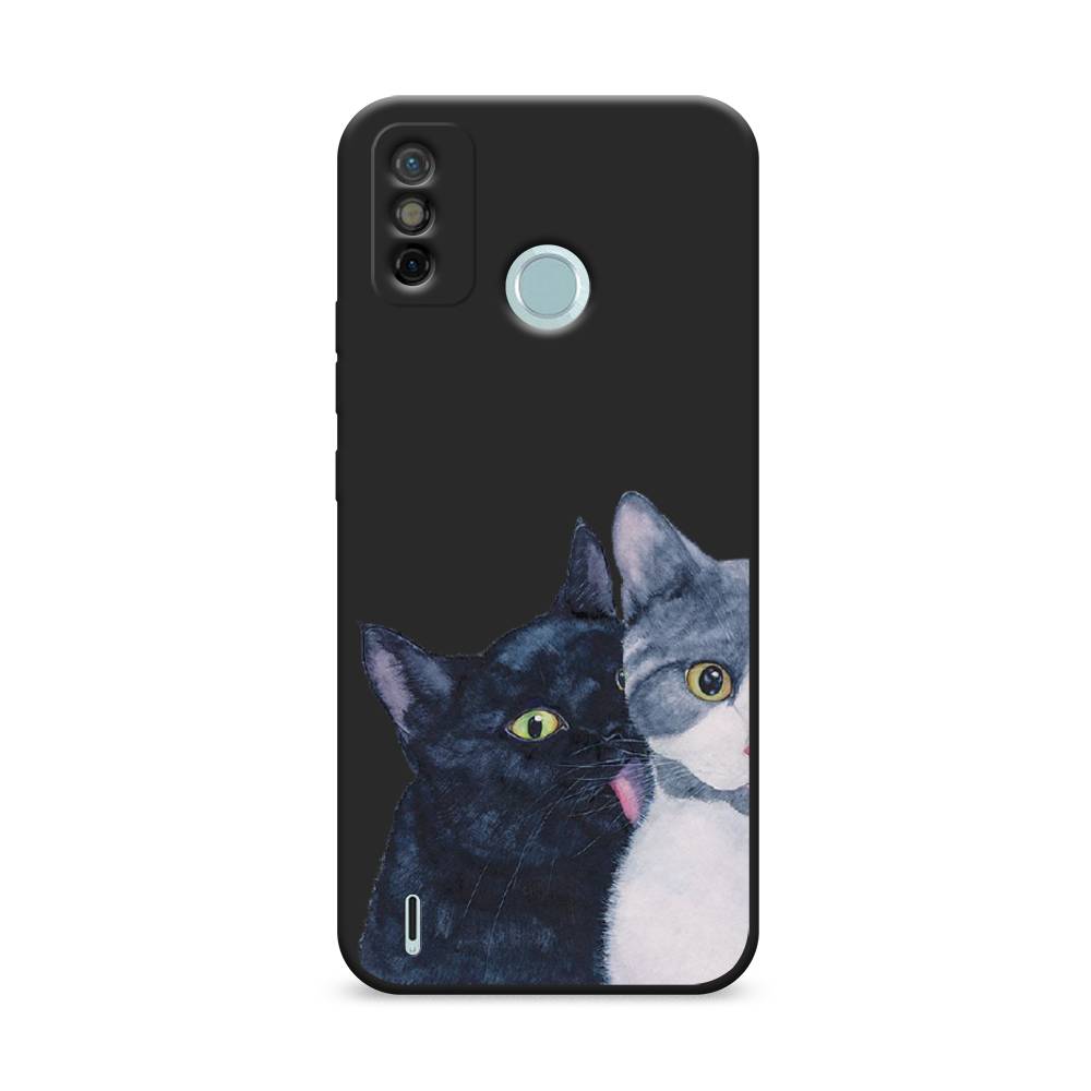 

Чехол Awog на Tecno Spark 6 GO "Кошачья любовь", Разноцветный, 300252-1