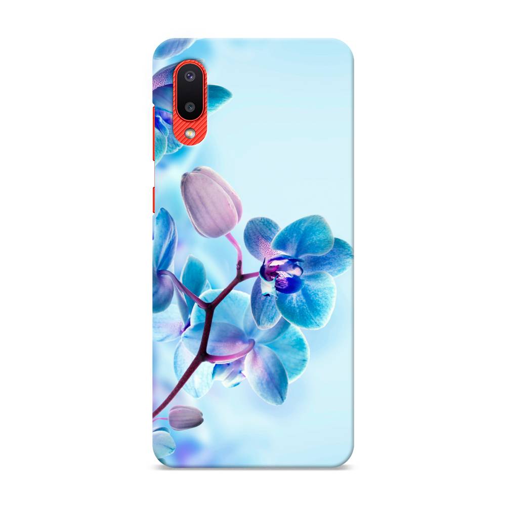 

Пластиковый чехол "Голубая орхидея" на Samsung Galaxy A02, 2102520-6