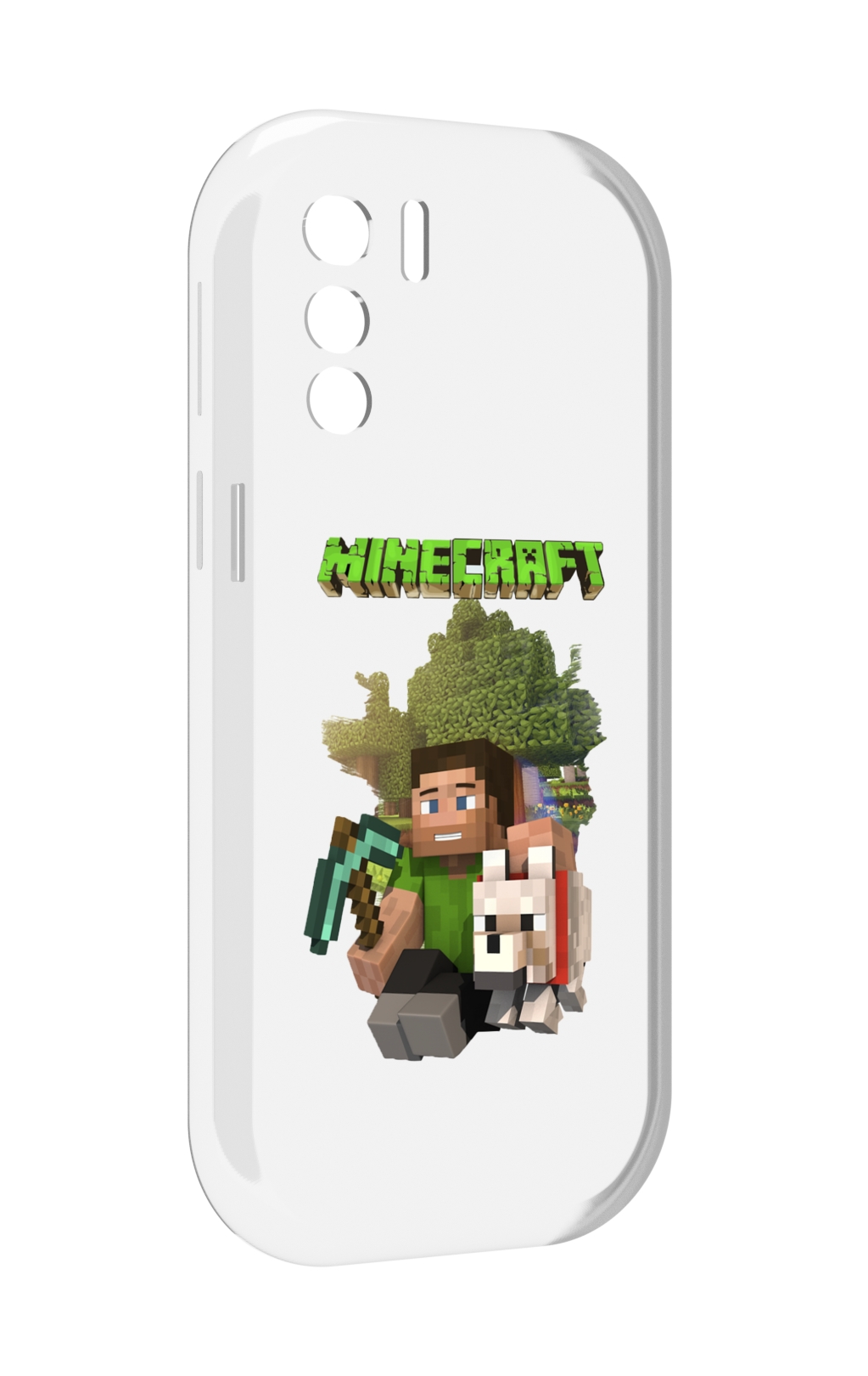 

Чехол MyPads Майнкрафт детский для UleFone Note 13P, Прозрачный, Tocco