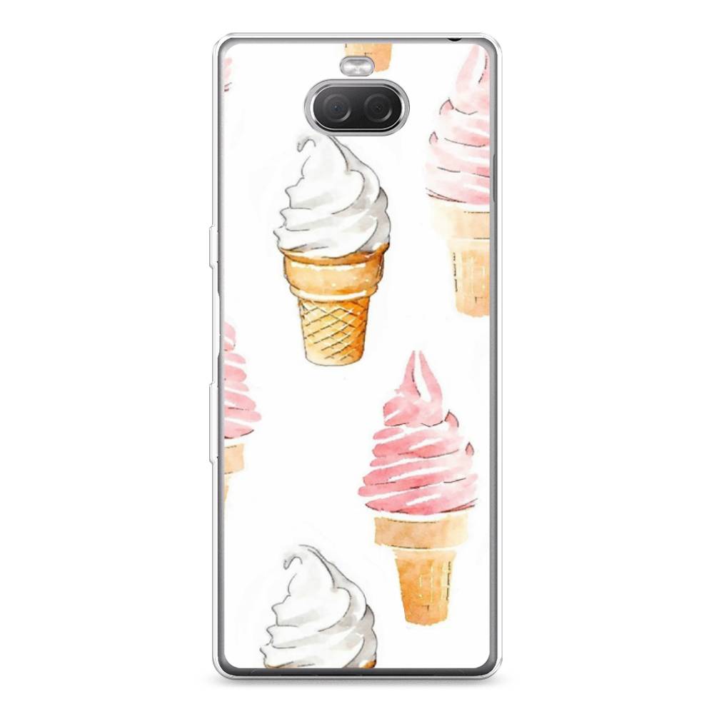 

Силиконовый чехол "Нарисованное мороженое" на Sony Xperia XA3 Ulta, 53950-10