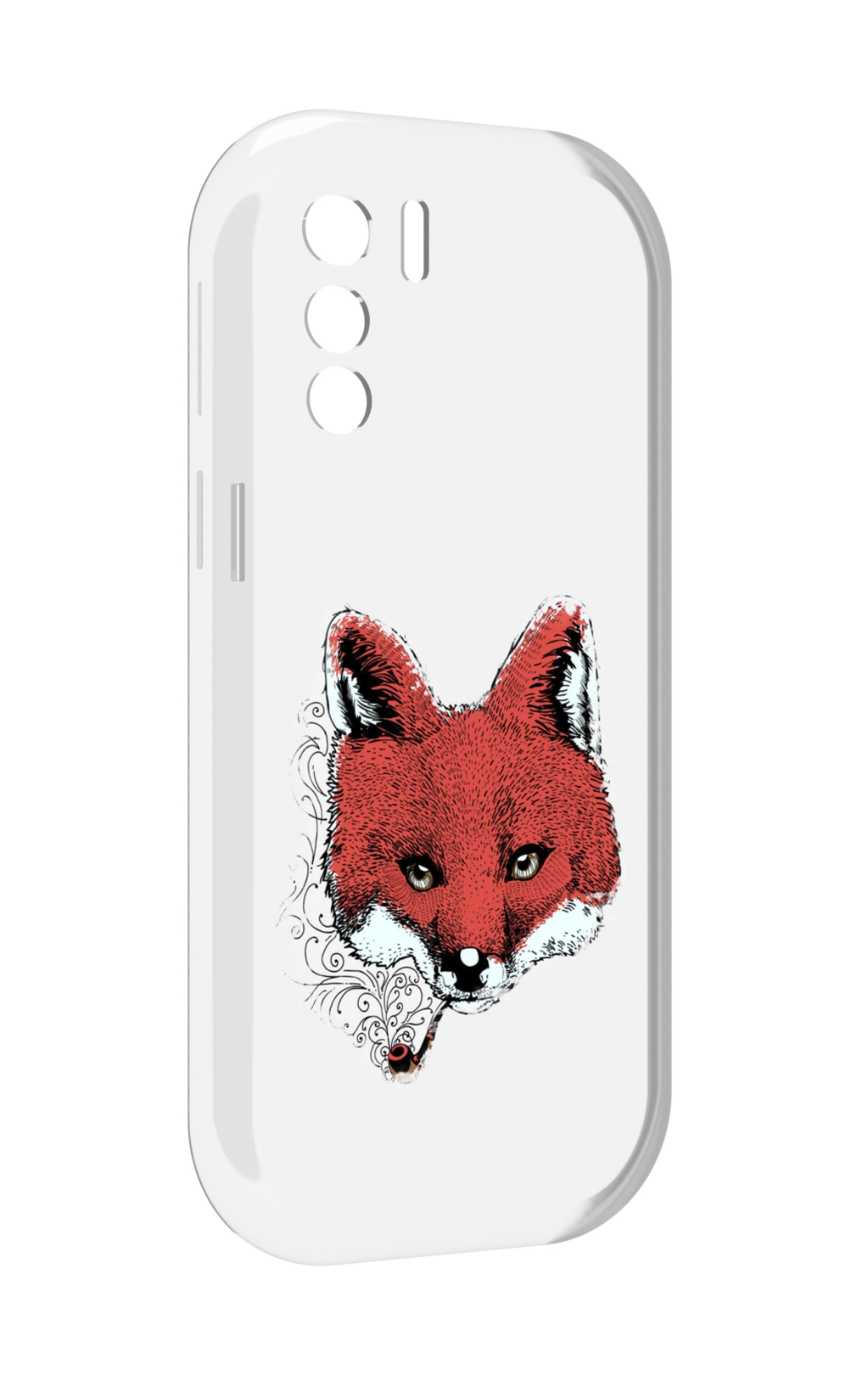 

Чехол MyPads Лис с трубкой для UleFone Note 13P, Прозрачный, Tocco