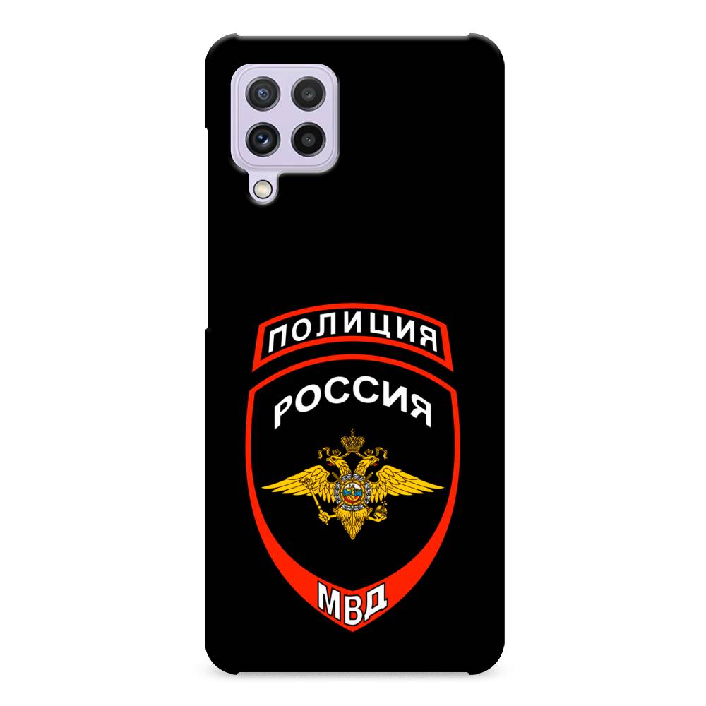 

Пластиковый чехол "Полиция шеврон" на Samsung Galaxy A22