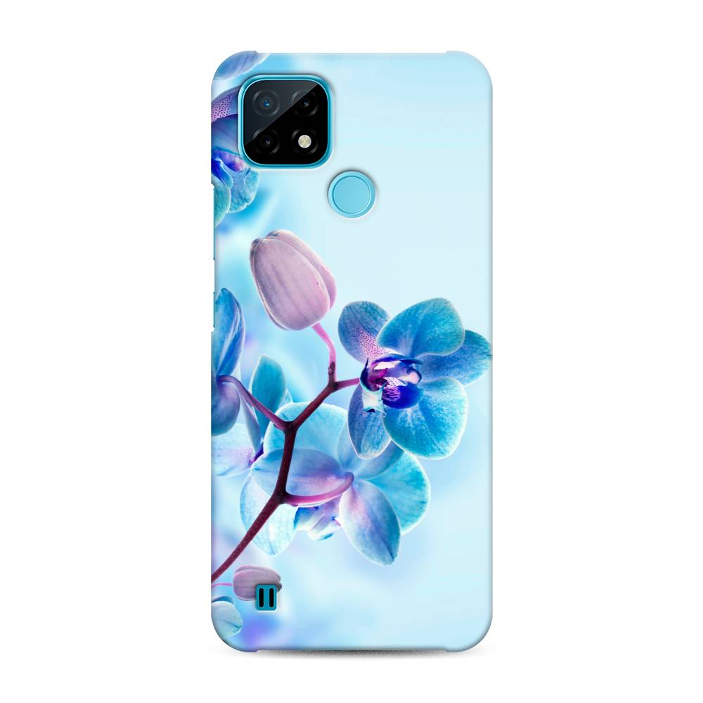 

Пластиковый чехол "Голубая орхидея" на Realme C21, 254920-6