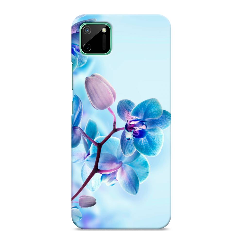 

Пластиковый чехол "Голубая орхидея" на Realme C11, 253820-6