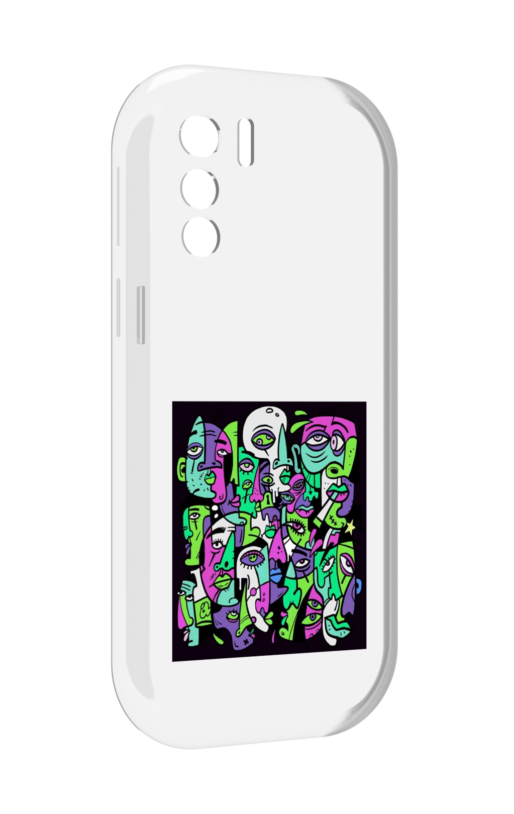 

Чехол MyPads Кривой эфир ATL для UleFone Note 13P, Прозрачный, Tocco