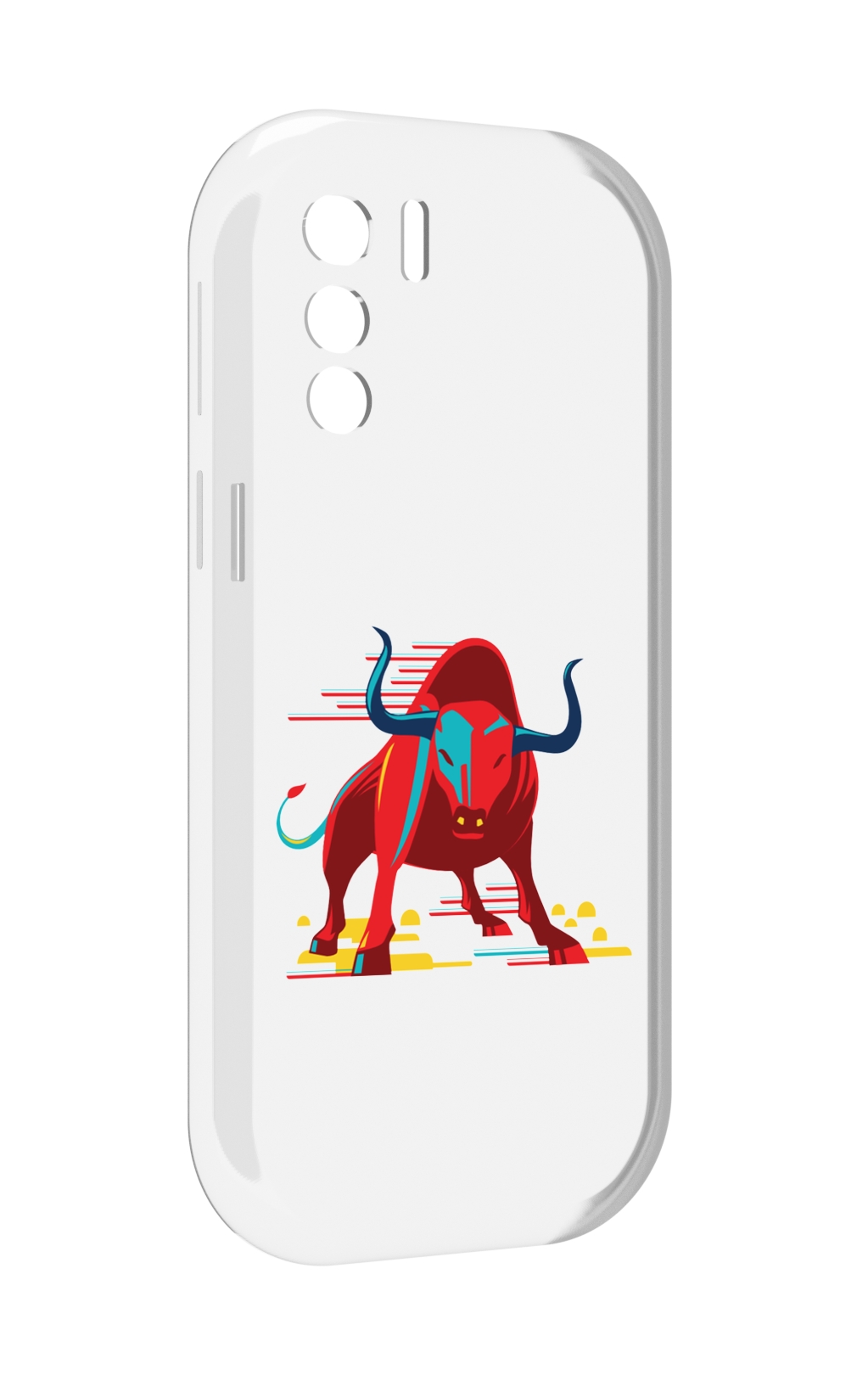 

Чехол MyPads Красный-бык для UleFone Note 13P, Прозрачный, Tocco