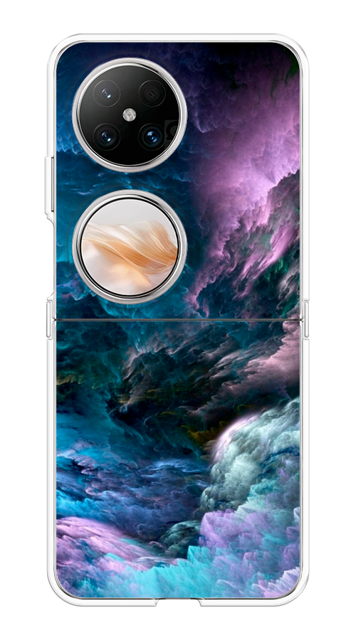 

Чехол на Huawei Pocket 2 "Загадочное небо", Синий;фиолетовый, 6123850-1