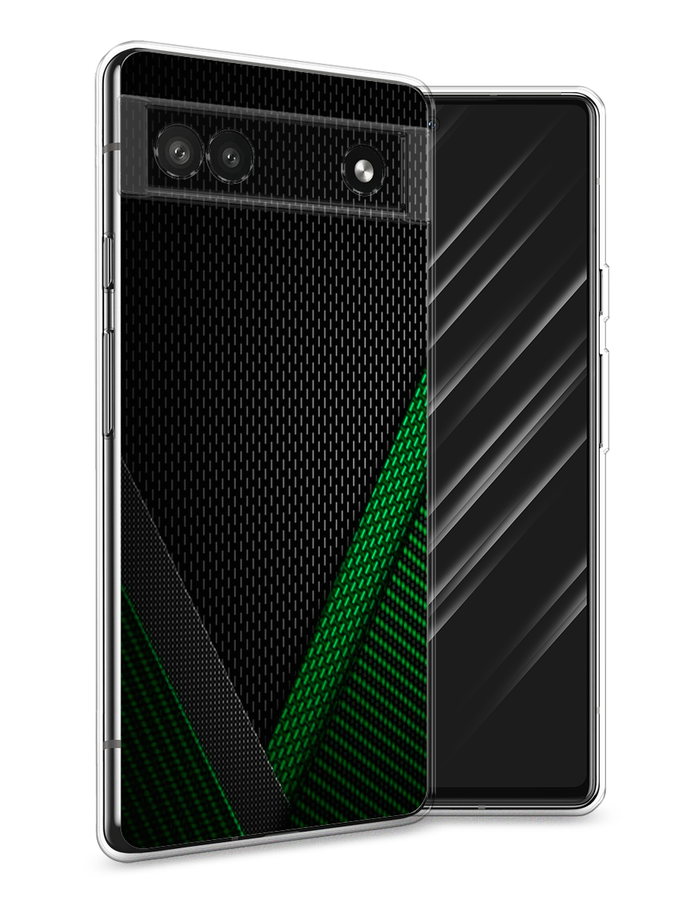 

Чехол Awog на Google Pixel 6A "Зеленый карбон", Разноцветный, 271150-3
