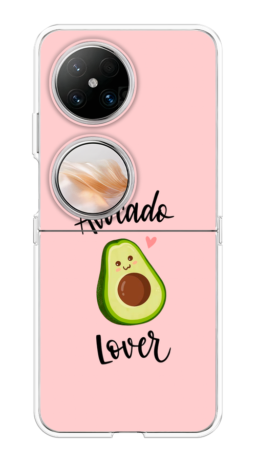 

Чехол на Huawei Pocket 2 "Avocado lover", Розовый;зеленый, 6123850-1