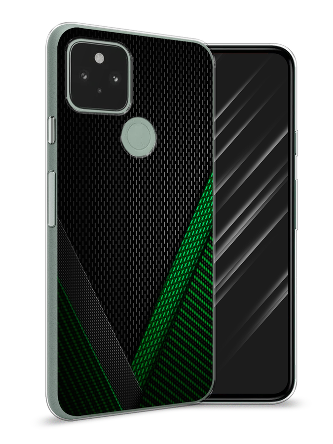 

Чехол Awog на Google Pixel 5A "Зеленый карбон", Разноцветный, 271050-3