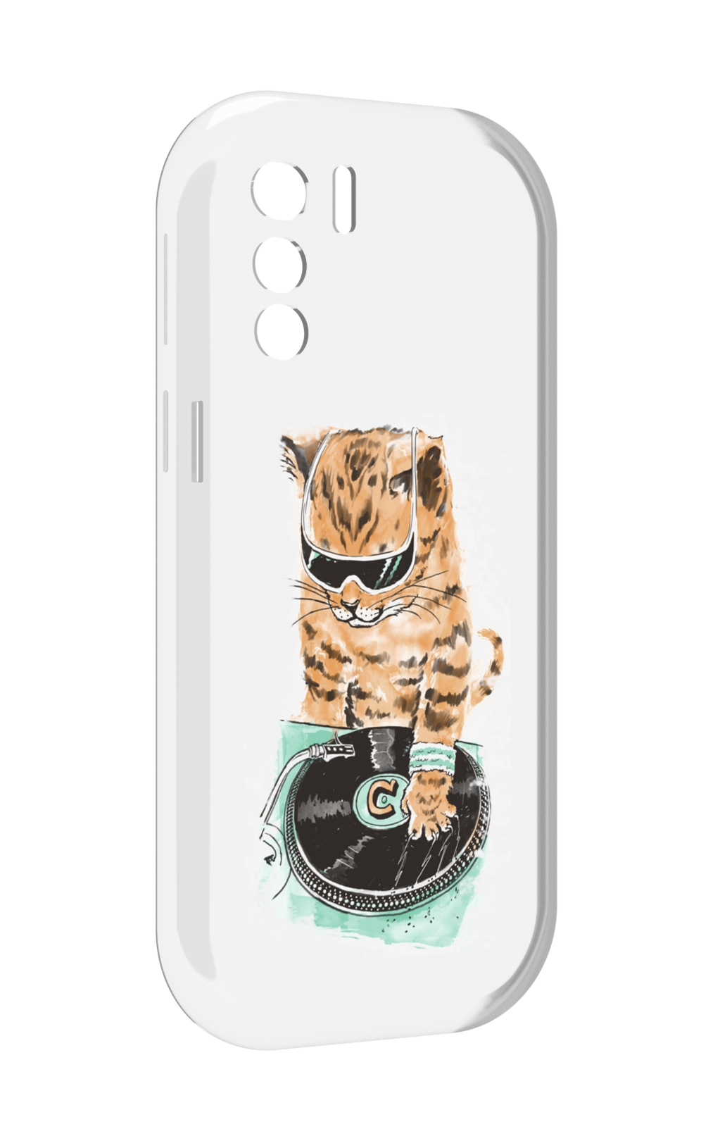 

Чехол MyPads Кот диджей для UleFone Note 13P, Прозрачный, Tocco