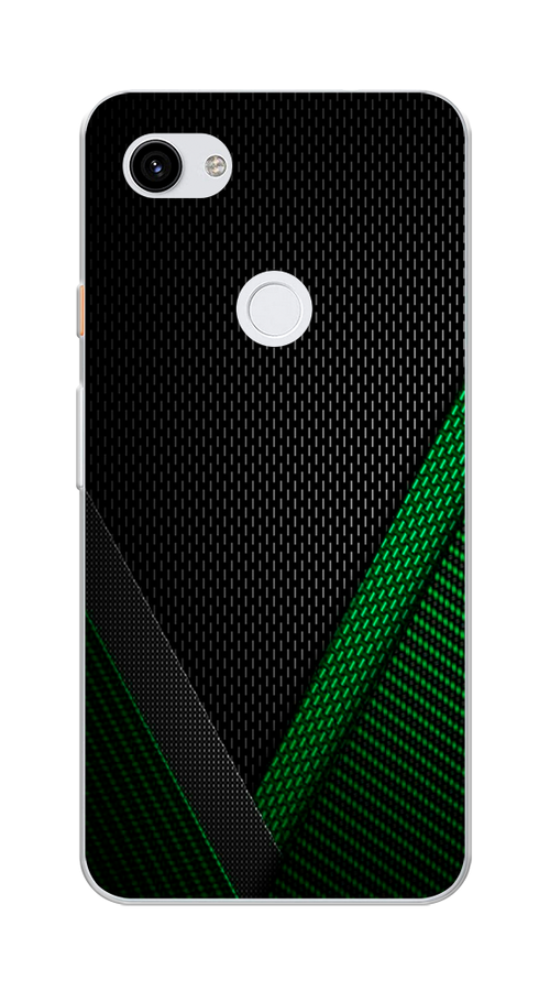

Чехол Awog на Google Pixel 3A XL "Зеленый карбон", Разноцветный, 270450-3