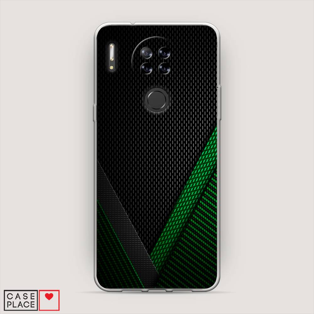 

Чехол Awog на Blackview A80 "Зеленый карбон", Разноцветный, 280150-3