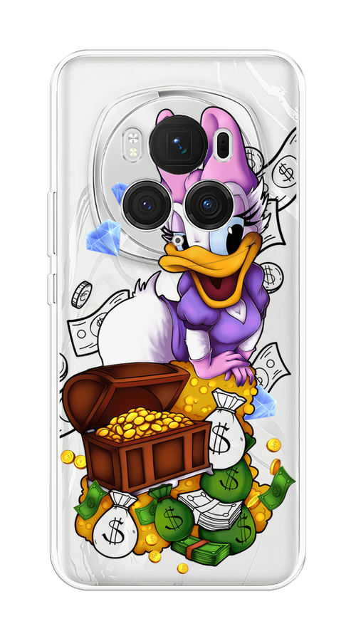 

Чехол на Honor Magic 6 Pro "Rich Daisy Duck", Коричневый;белый;фиолетовый, 6123750-1