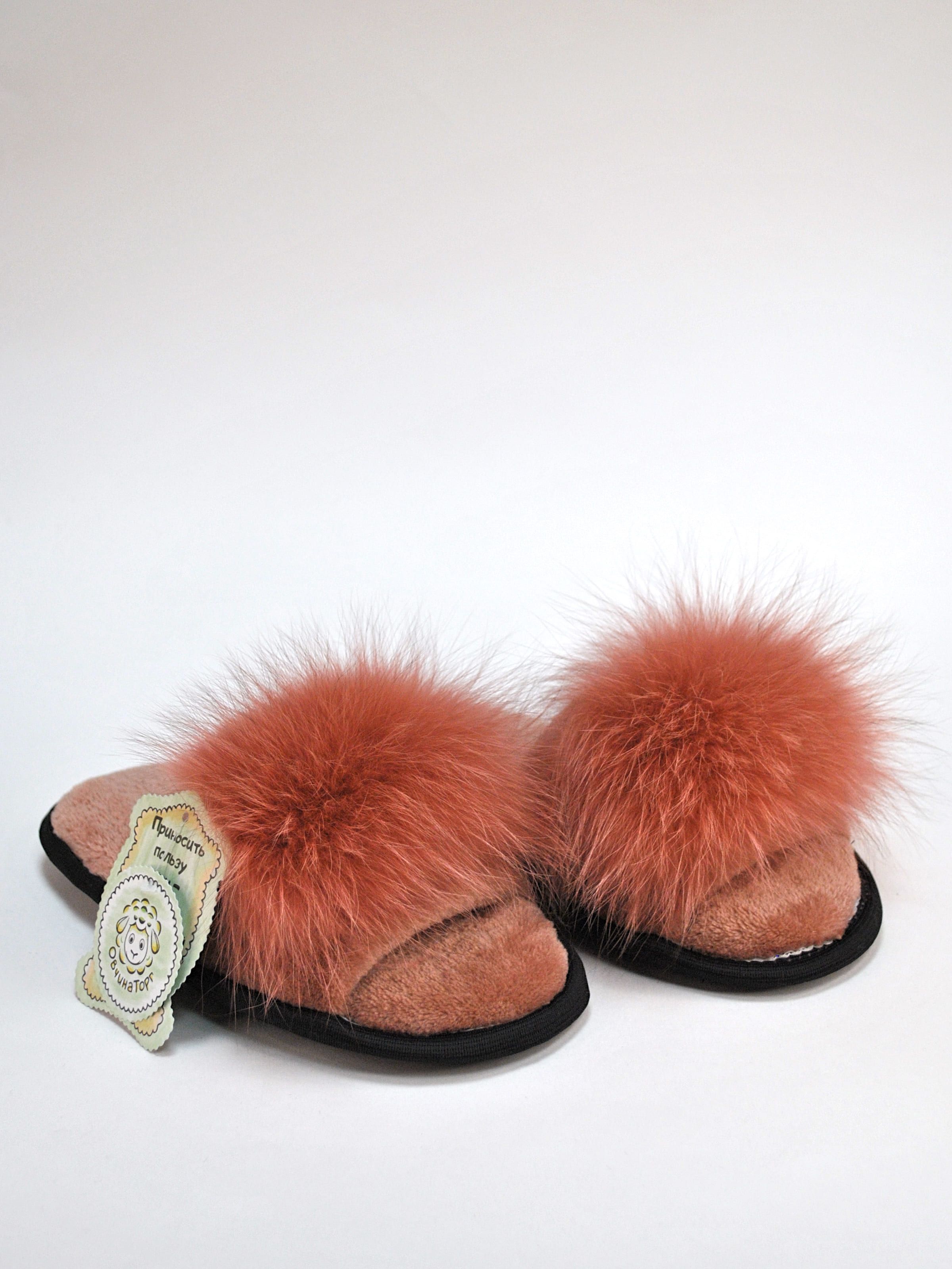 

Тапочки женские ОвчинаТорг Fluffy бордовые 39 RU, Бордовый, Fluffy
