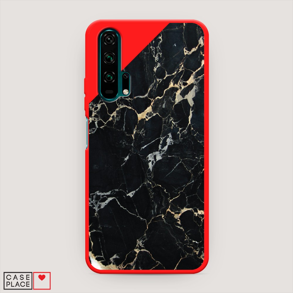 

Чехол Awog на Honor 20 Pro "Черный мрамор уголок", Разноцветный, 69353-1