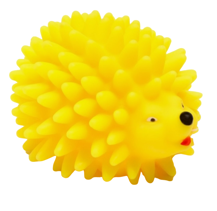 

Игрушка для собак Пижон Еж большой желтый 9 см