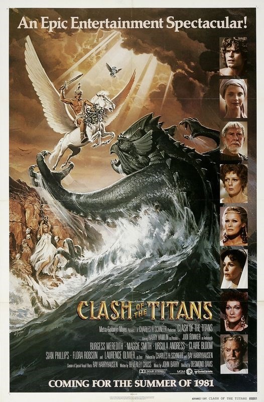 

Постер к фильму "Битва Титанов" (Clash of the Titans) 50x70 см