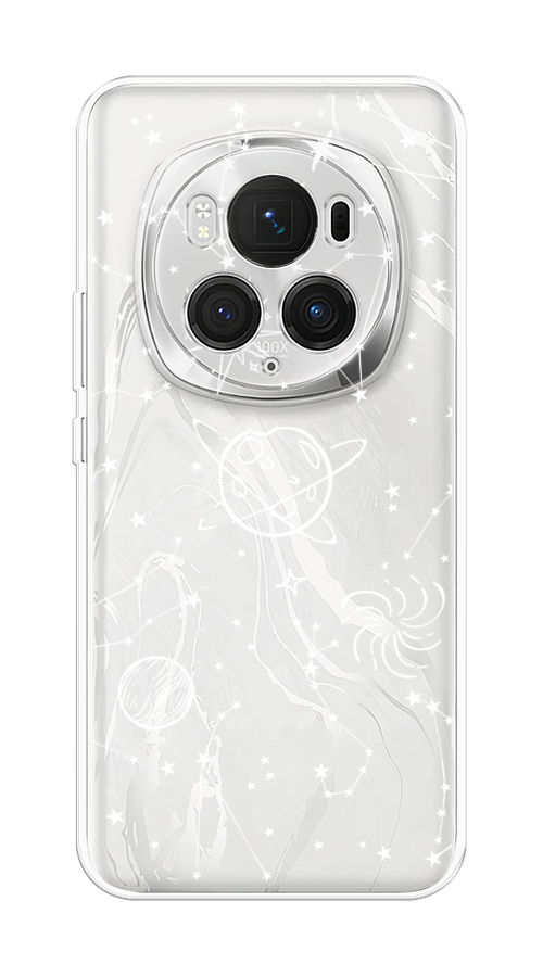 

Чехол на Honor Magic 6 Pro "Планеты в космосе", Белый, 6123750-1