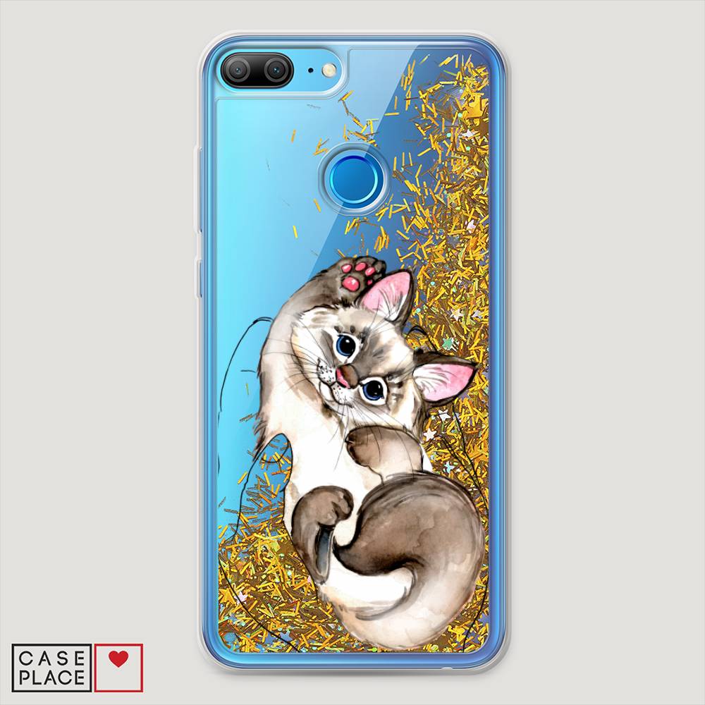 

Чехол Awog на Honor 9 Lite "Котенок в ладошках", Разноцветный, 64290-1