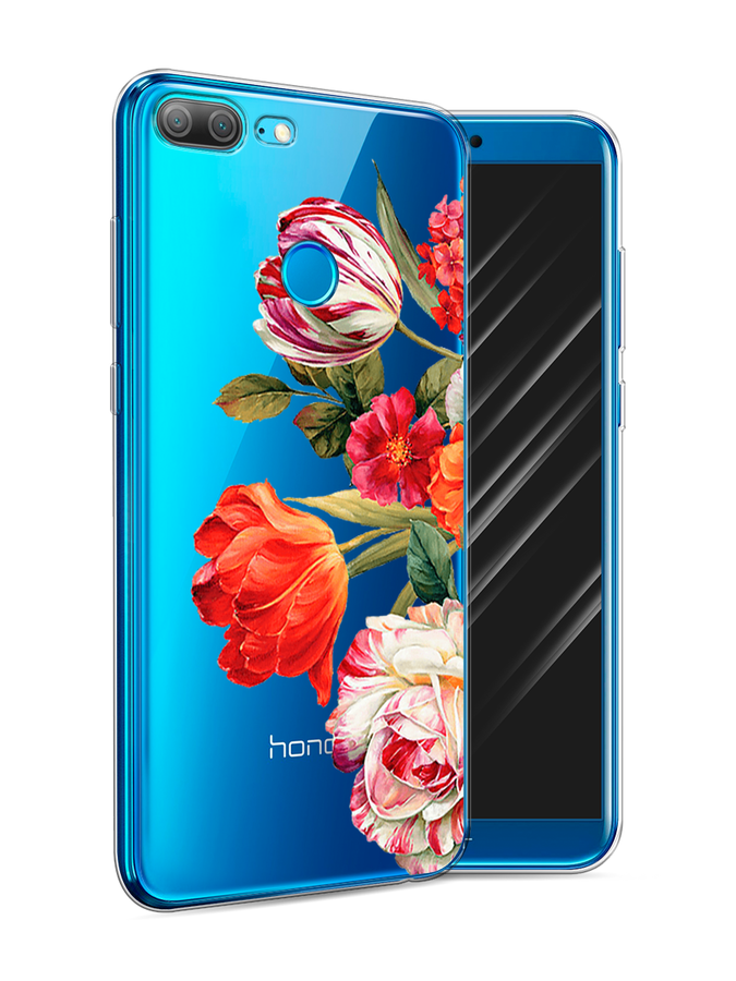 

Чехол Awog на Honor 9 Lite "Весенний букет", Разноцветный, 64250-8