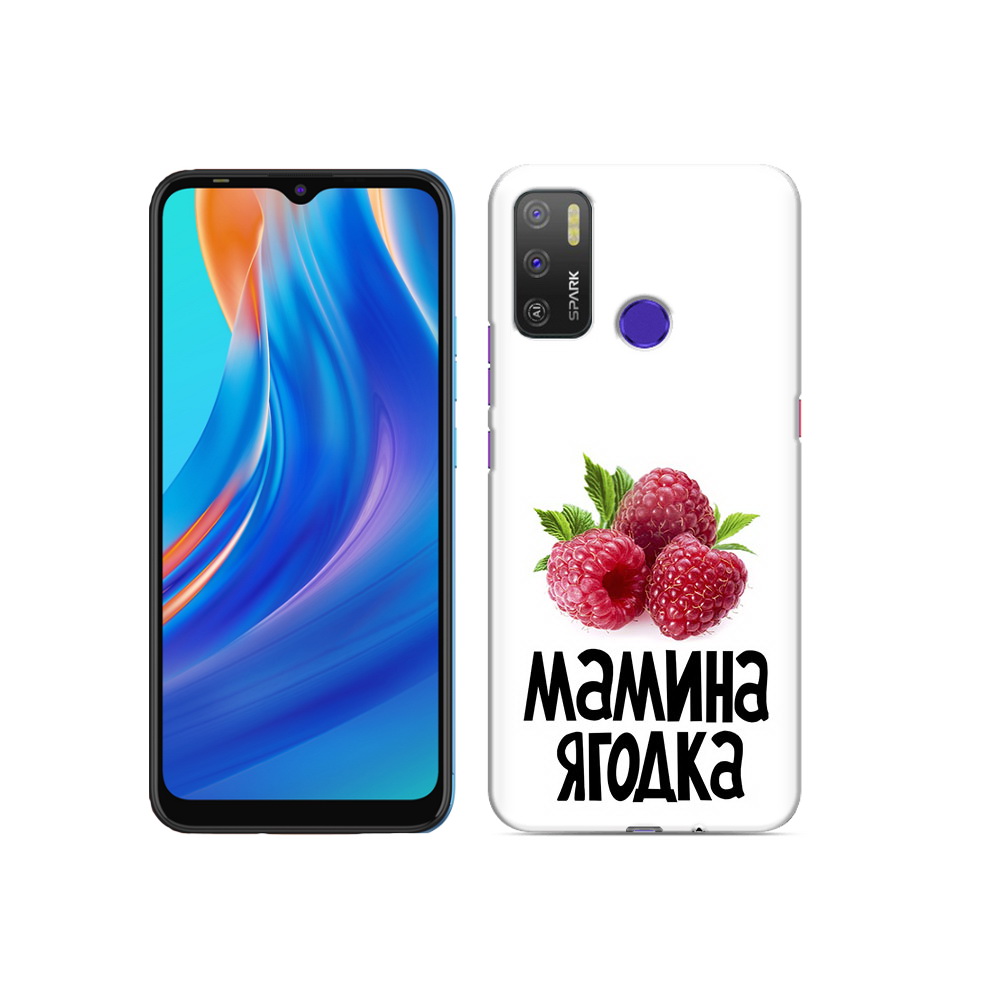 

Чехол MyPads Tocco для Tecno Spark 5 Air мамина ягодка, Прозрачный, Tocco