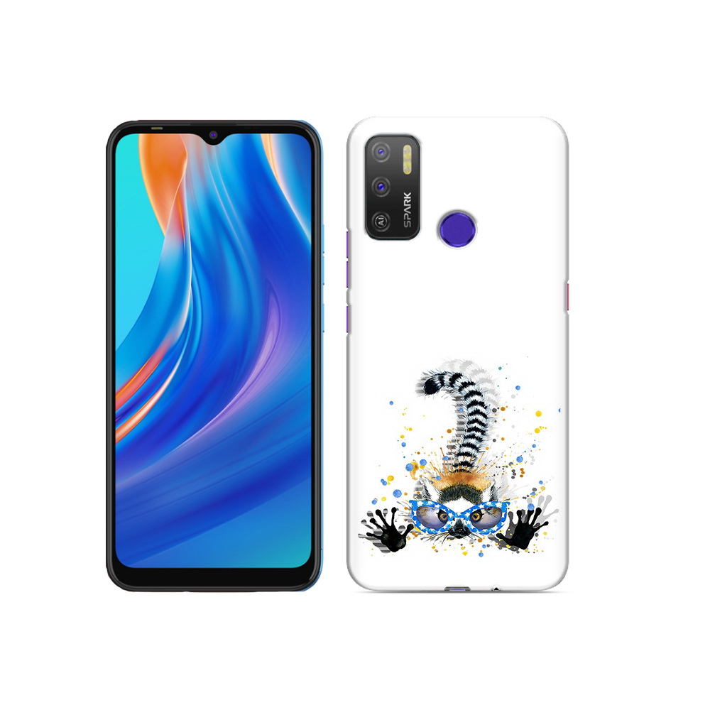 

Чехол MyPads Tocco для Tecno Spark 5 Air лямур, Прозрачный, Tocco