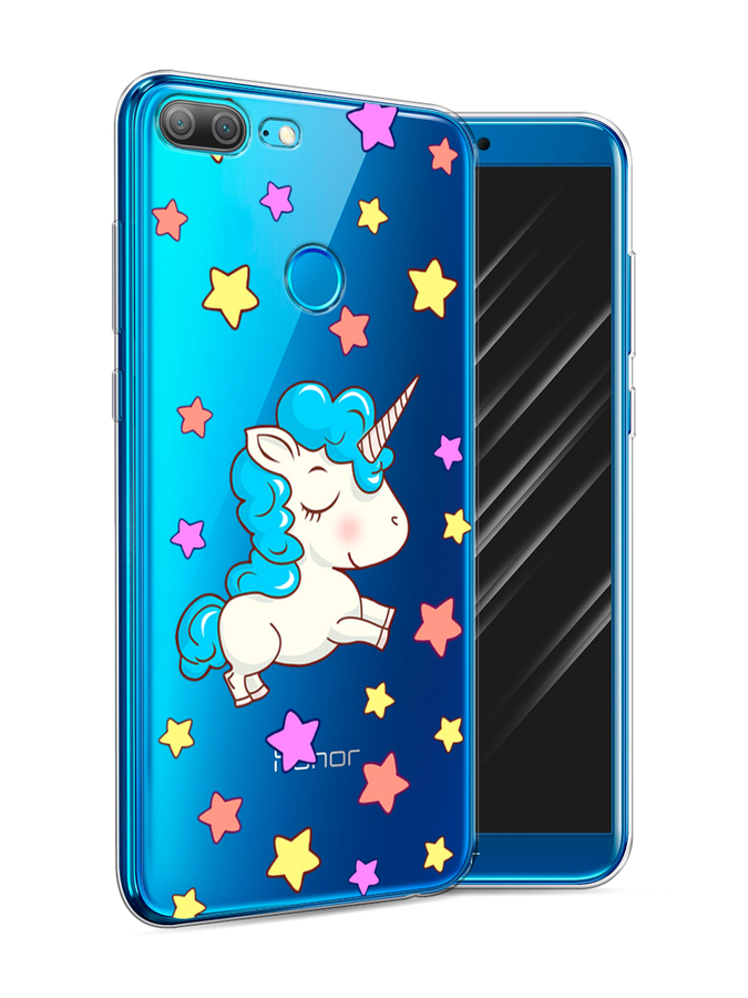 

Чехол Awog на Honor 9 Lite "Звездный единорог", Разноцветный, 64250-2
