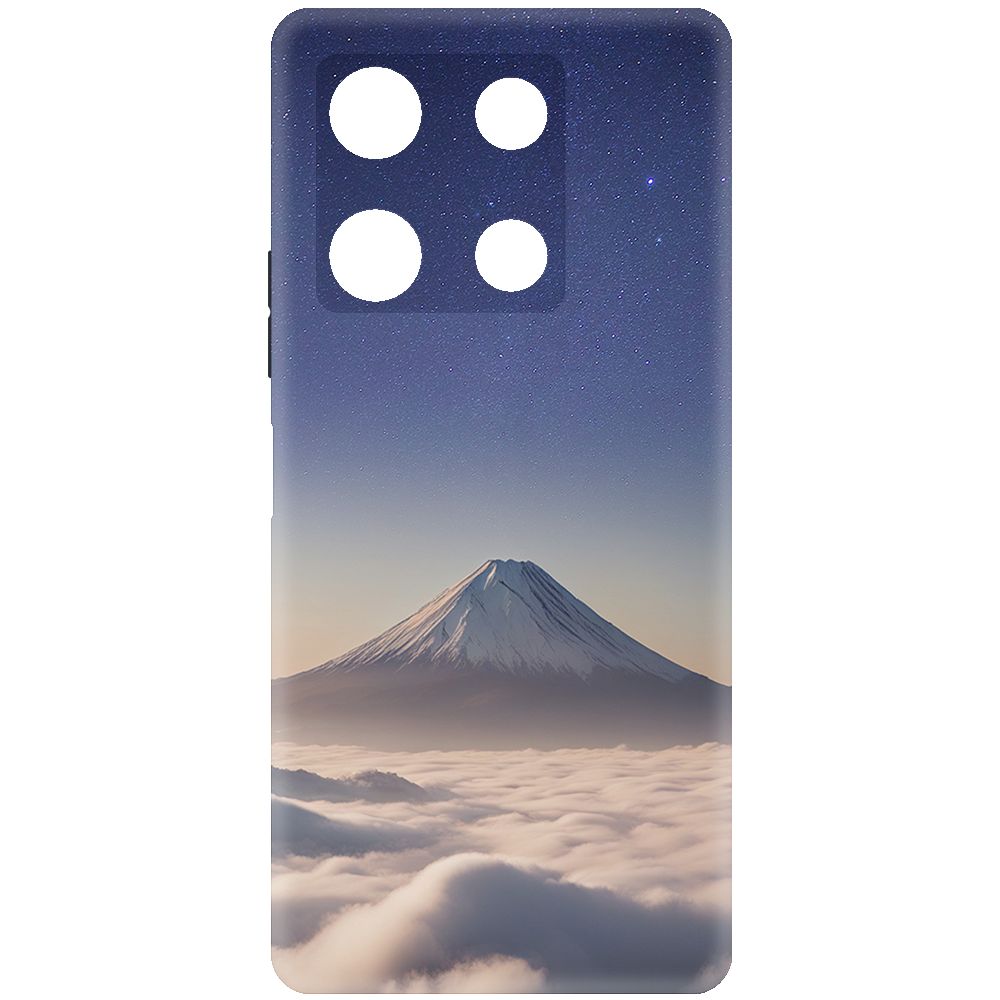 

Чехол-накладка Krutoff Soft Case Япония, Фудзияма для INFINIX Note 30 Pro черный