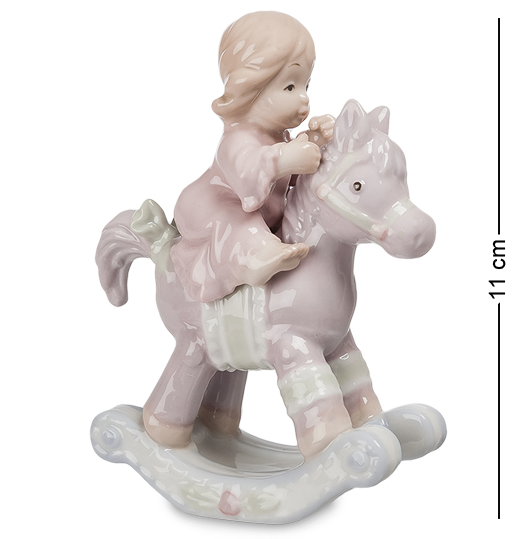 

Фигурка Девочка на лошадке Pavone JP-36/16