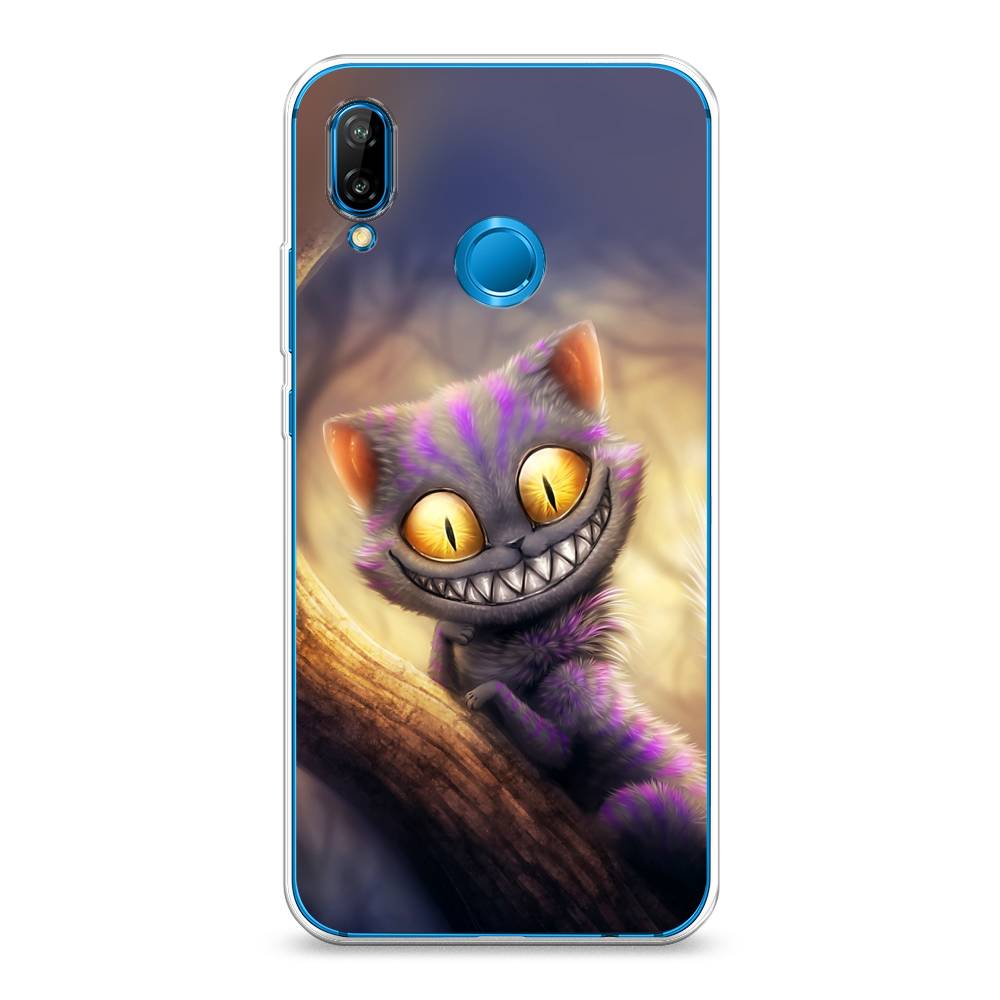 

Чехол Awog на Huawei Nova 3E "Cheshire Cat", Фиолетовый;желтый, 65650-1