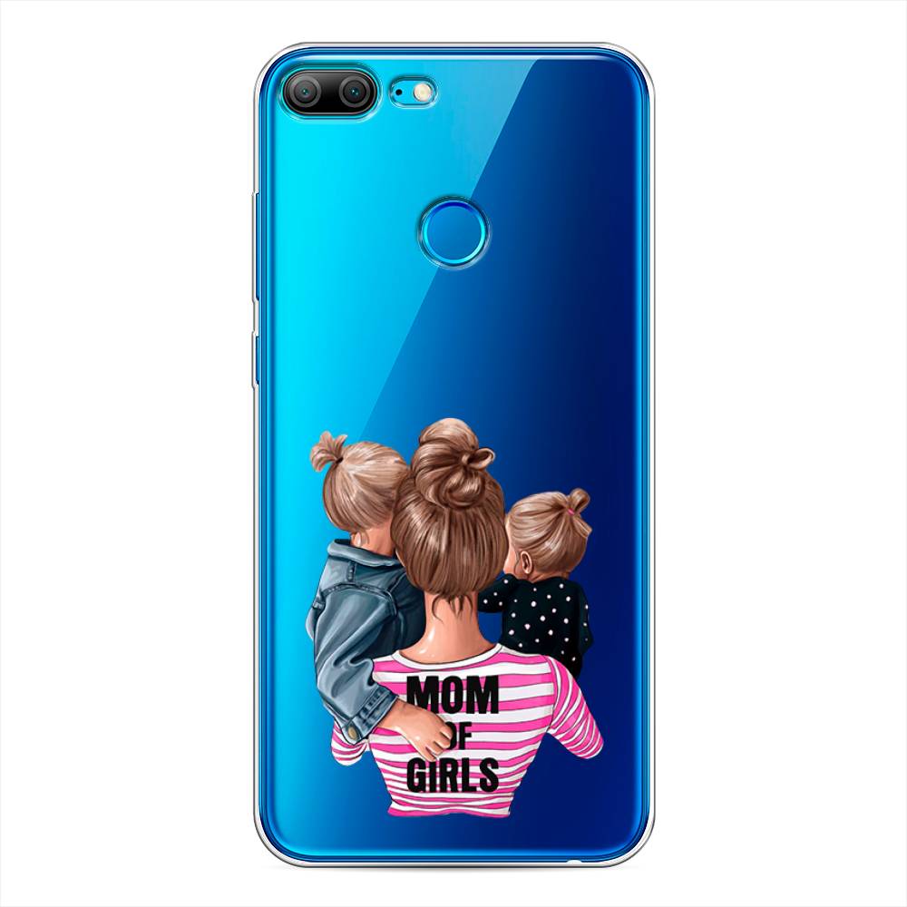 

Чехол Awog на Honor 9 Lite "Mom of Girls", Разноцветный, 64250-6