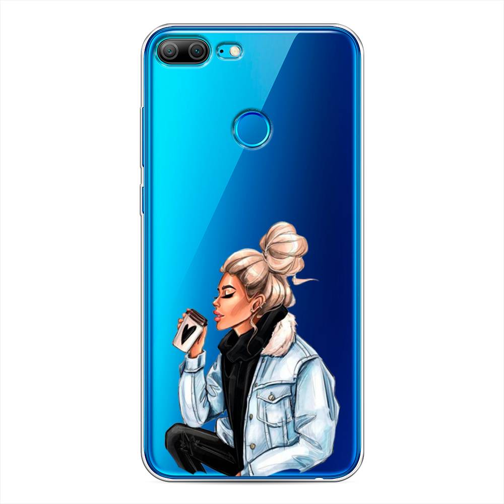 

Чехол Awog на Honor 9 Lite "Cute girl", Разноцветный, 64250-7