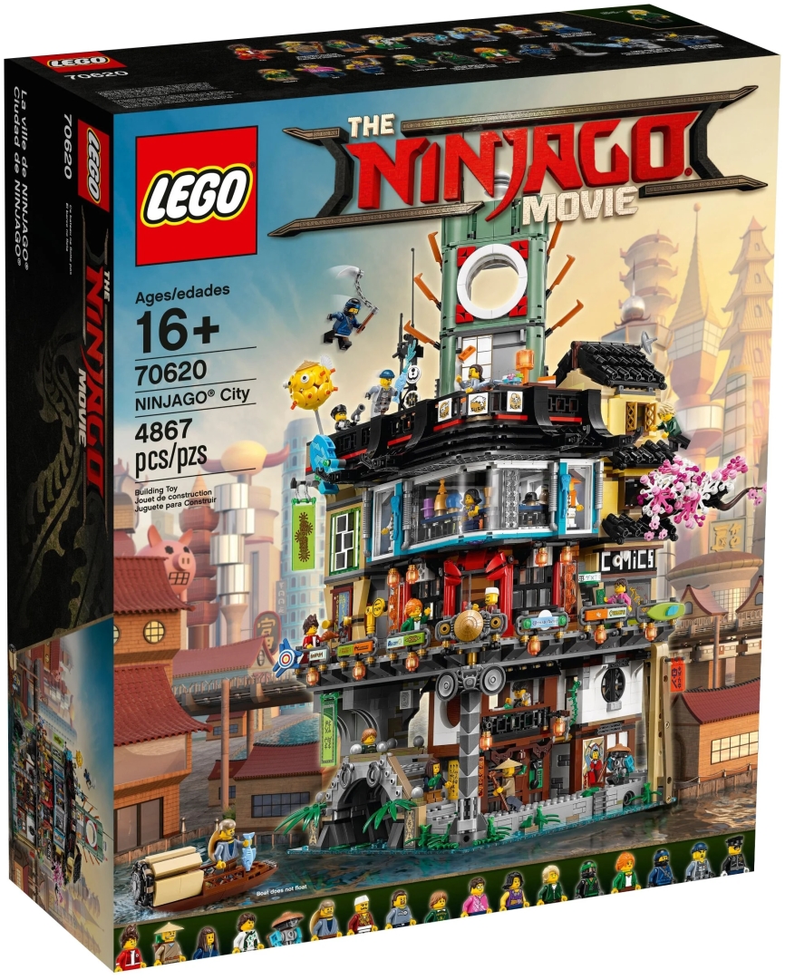 

LEGO Конструктор LEGO The Ninjago Movie 70620 Ниндзяго-сити