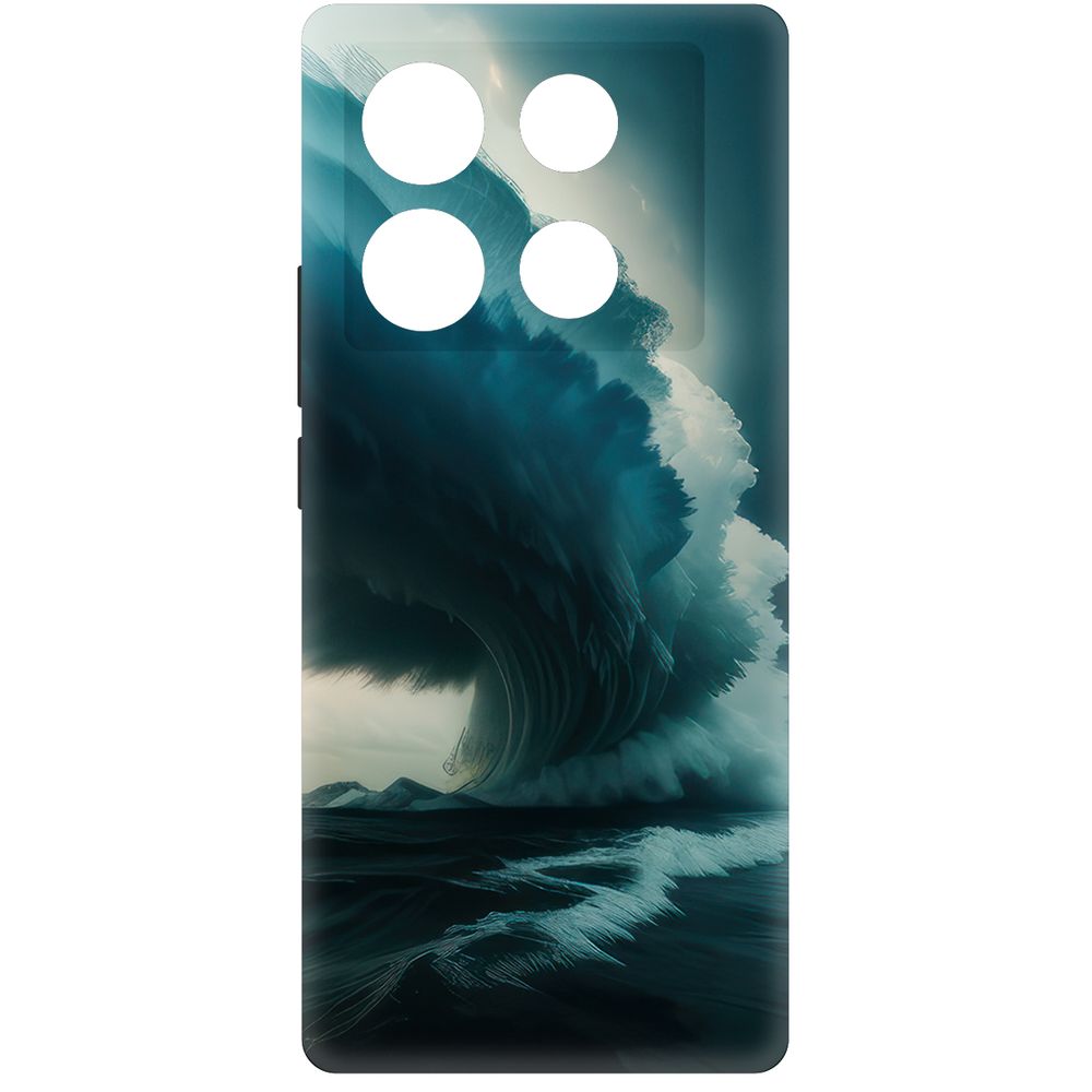 

Чехол-накладка Krutoff Soft Case Торнадо для INFINIX Note 40 Pro черный