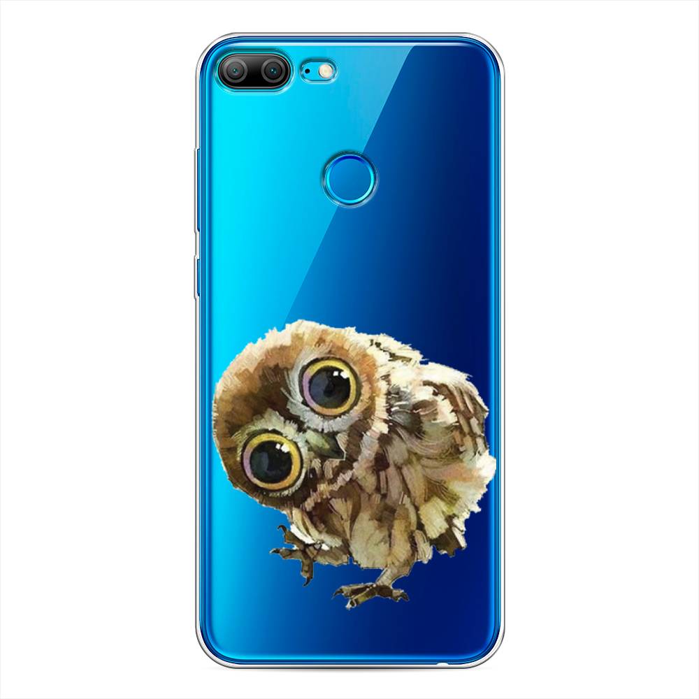 

Чехол Awog на Honor 9 Lite "Любопытный совенок", Разноцветный, 64250-1