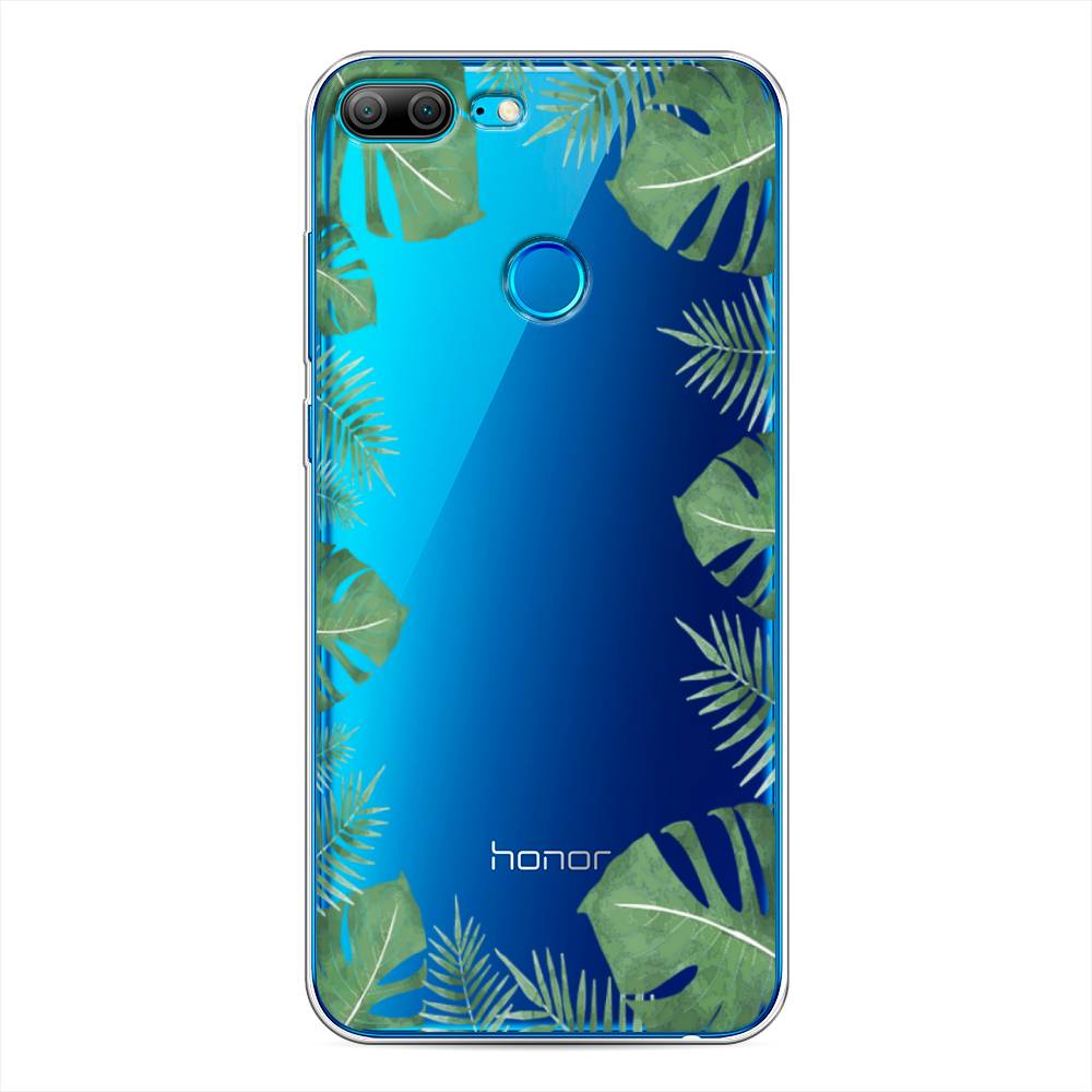 

Чехол Awog на Honor 9 Lite "Листья папоротника рамка", Разноцветный, 64250-8
