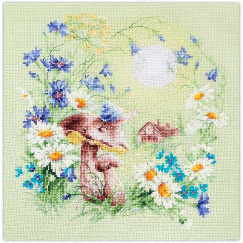 

Набор для вышивания Чудесная игла Живые истории. Улитка, 310-352, 26*26 см