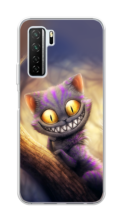

Чехол Awog на Honor 30S (Global) "Cheshire Cat", Фиолетовый;желтый, 6102850-1