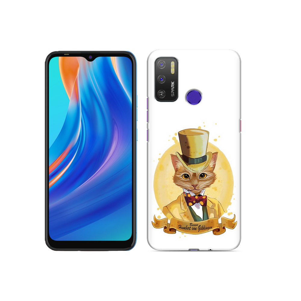 

Чехол MyPads Tocco для Tecno Spark 5 Air кот юрист, Прозрачный, Tocco