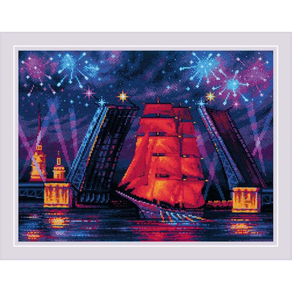 

Набор для вышивания Риолис Алые паруса, 2208, 40*30 см