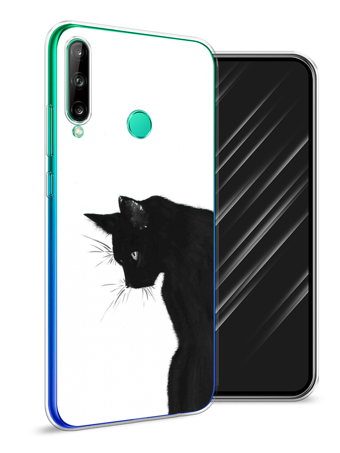 

Чехол Awog на Huawei Y7p "Black cat", Черный;белый, 6103350-1