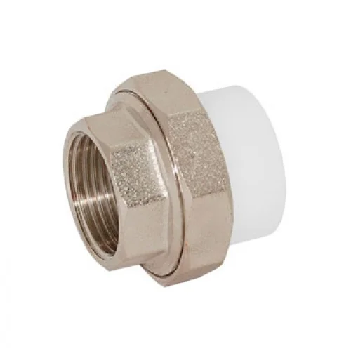 

Муфта комбинированная разъемная PPR 20x3/4" с внутренней резьбой (Американка) Россия