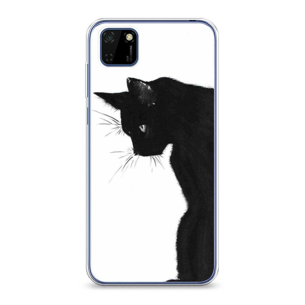 

Чехол Awog на Huawei Y5p "Black cat", Черный;белый, 6103750-1