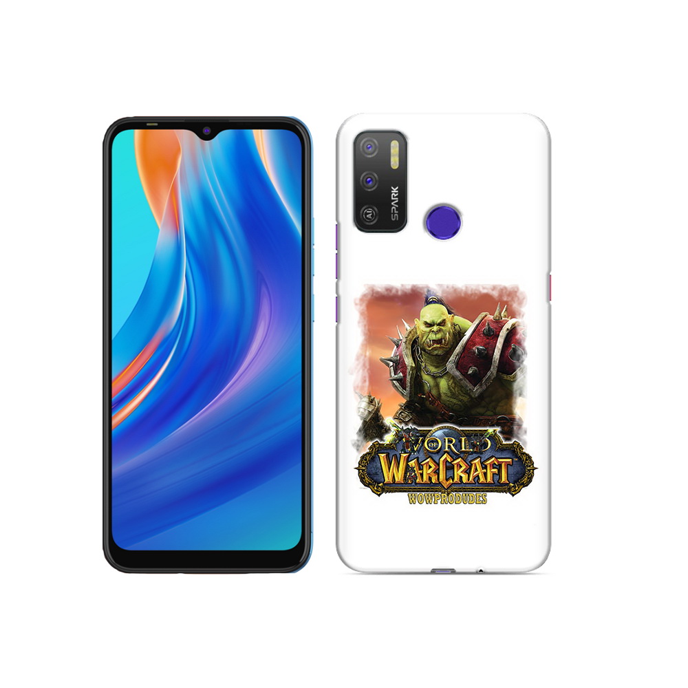 

Чехол MyPads Tocco для Tecno Spark 5 Air Варкрафт, Прозрачный, Tocco